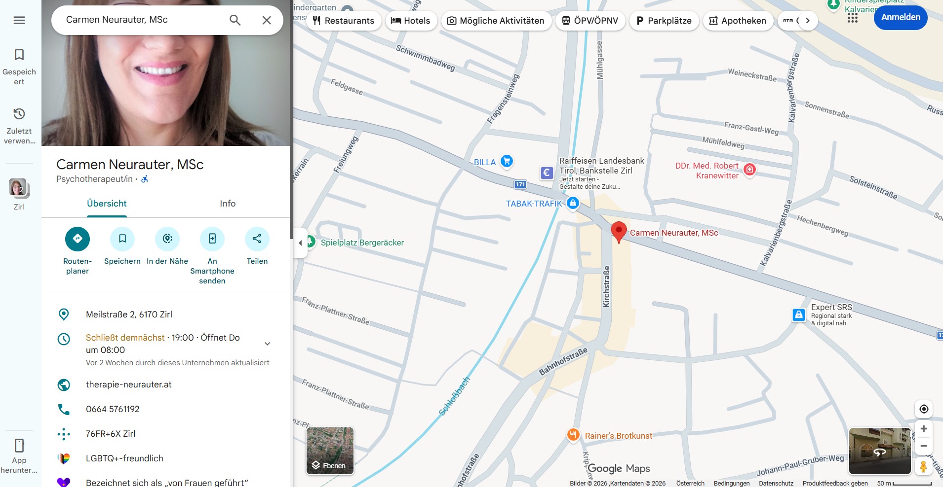 Google Maps Zirl